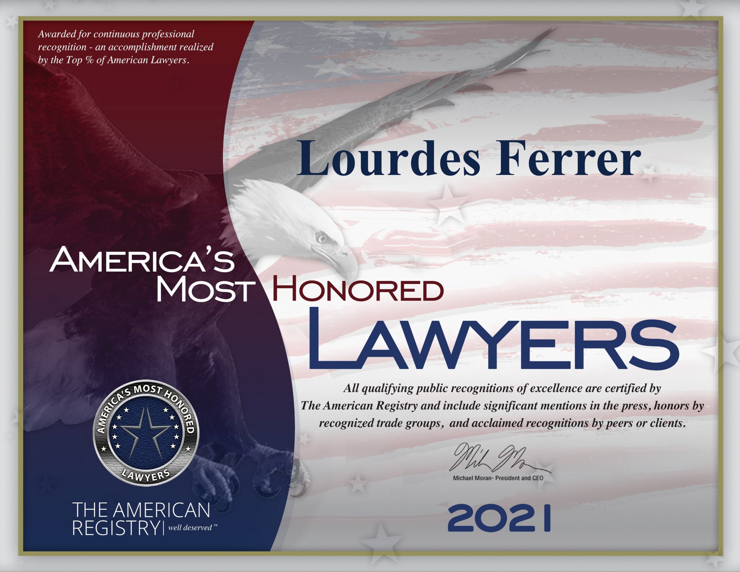 America's most honored lawyers